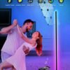 65” Color Changing LED Corner Floor Lamp with Music Sync