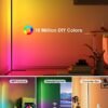65” Color Changing LED Corner Floor Lamp with Music Sync