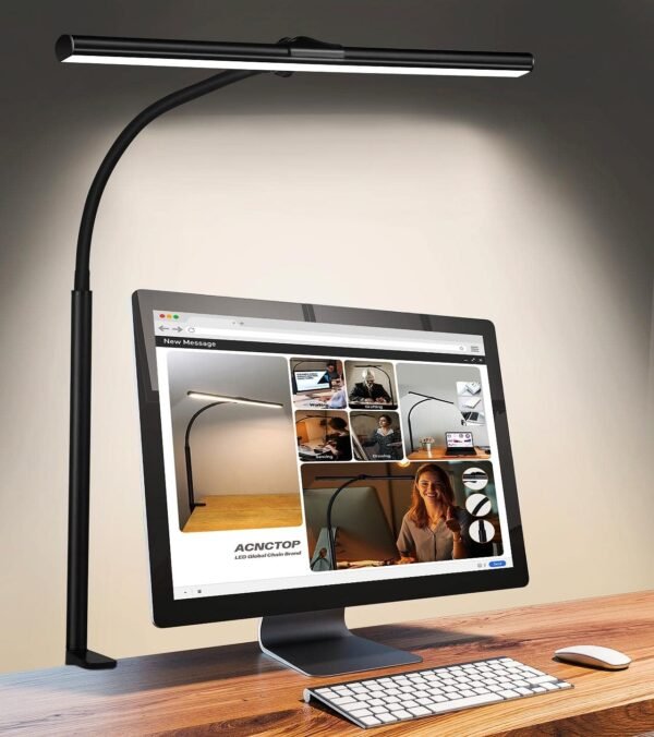 ACNCTOP Eye-Caring LED Desk Lamp with 25 Lighting Modes