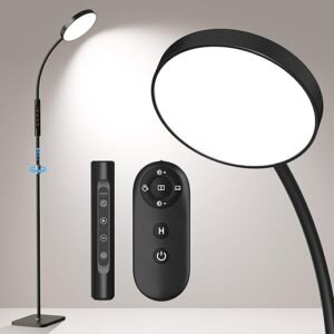 Adjustable LED Floor Lamp with Remote & Timer