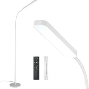 Adjustable LED Floor Lamp with Remote & Touch Control