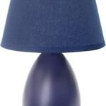 Charming Blue Mini Ceramic Table Lamp for Any Room