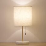 Elegant Gold Marble Bedside Table Lamp for Any Room