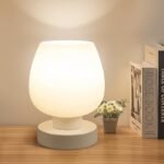 Modern 3-Way Dimmable Touch Bedside Table Lamp