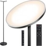 OUTON 30W LED Modern Dimmable Floor Lamp with Remote