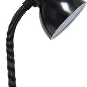 Simple Designs Black Flexible Desk Lamp for Any Space