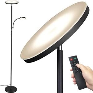 Ultra Bright 42W LED Floor Lamp with Remote Control