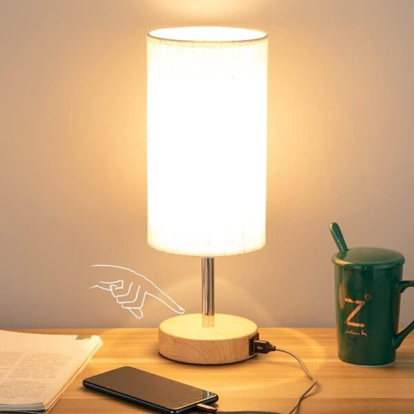 Yarra-Decor 3-Way Dimmable USB Touch Table Lamp